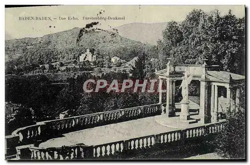 Cartes postales Baden Baden Das Echo