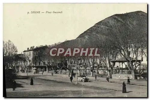 Cartes postales Digne Place Gassendi