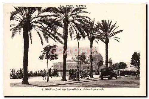 Cartes postales Nice Quai des Etats Unis et Jetee Promenade