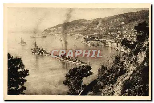 Ansichtskarte AK Villefranche La Rade Bateaux