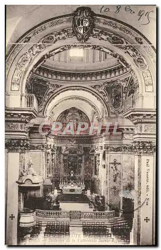 Cartes postales Nice Interieur de la cathedrame