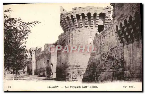 Cartes postales Avignon Les Remparts