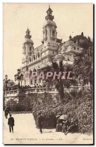 Cartes postales Monte Carlo Le Casino