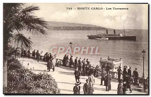 Cartes postales Monte Carlo Les Terrasses Bateau