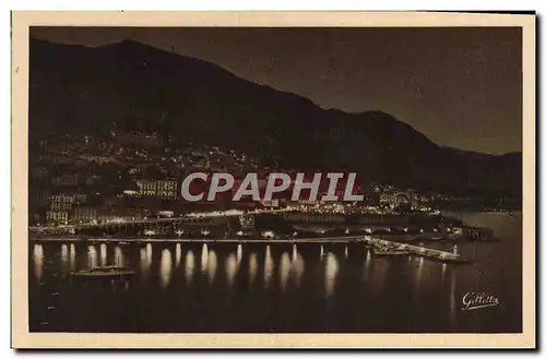Cartes postales Monte Carlo La nuit