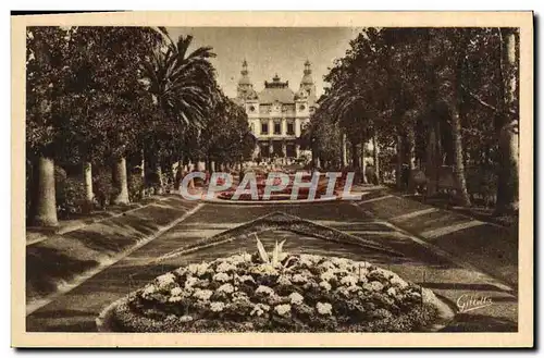 Cartes postales Monte Carlo Le Casino et les Jardins