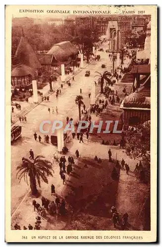 Cartes postales Exposition Coloniale Internationale De Paris 1931 Un aspect de la grande avenue des colonies fra