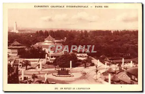 Cartes postales Exposition Coloniale Internationale De Paris 1931 Un aspect de l&#39exposition