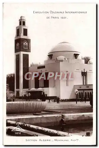 Ansichtskarte AK Exposition Coloniale Internationale Paris 1931 Section Algerie