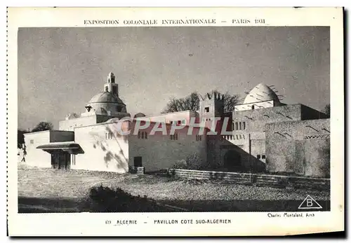 Ansichtskarte AK Exposition Coloniale Internationale Paris 1931 Algerie Pavillon Cote Sud Algerien