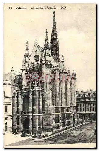 Cartes postales Paris La Sainte Chapelle