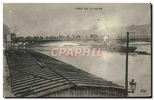 Cartes postales Crue De La Seine Paris