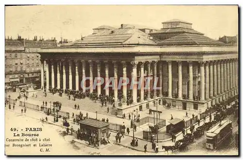 Cartes postales Paris La Bourse