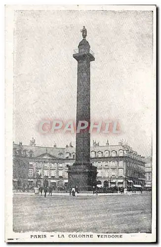 Cartes postales Paris La Colonne Vendome