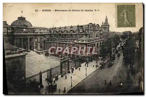 Cartes postales Paris Panorama Du Palais De Justice