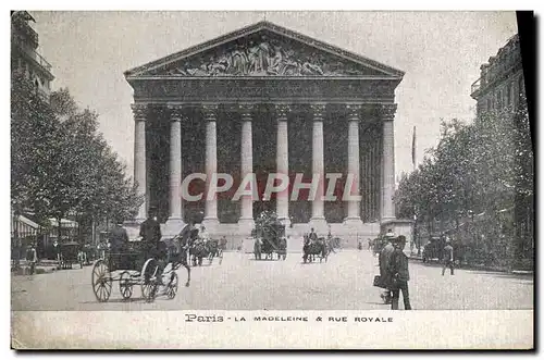 Cartes postales Paris La Madeleine Rue Royale