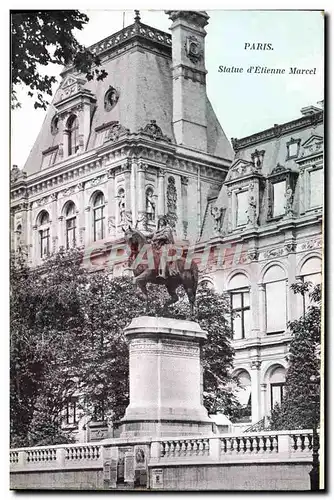 Ansichtskarte AK Paris Statue D&#39Etienne Marcel