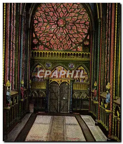 Cartes postales Paris Interieur De La Sartie Chapelle