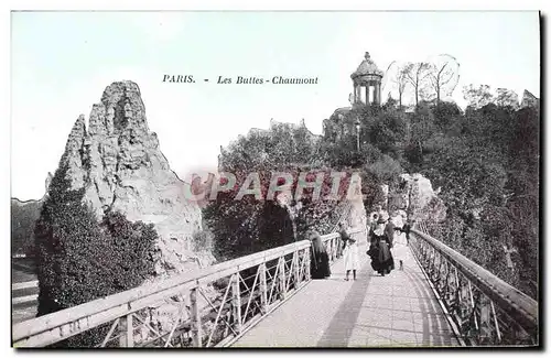 Cartes postales Paris Les Buttes Chaumont