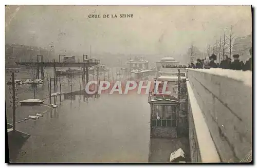 Cartes postales Crue De La Seine Paris