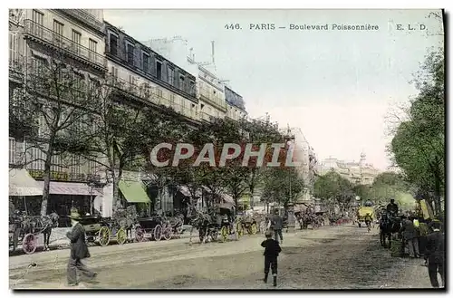 Cartes postales Paris Boulevard Poissonniere