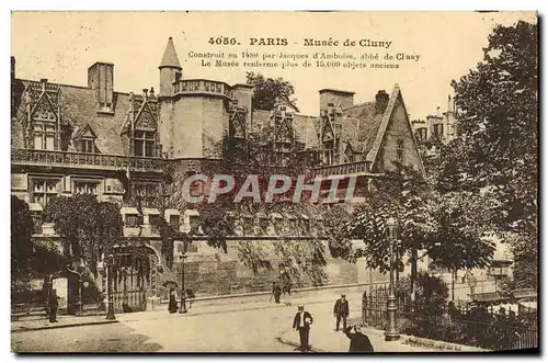 Cartes postales Paris Musee De Cluny