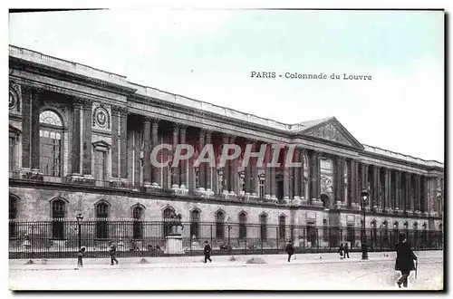 Ansichtskarte AK Paris Colonnade Du Louvre