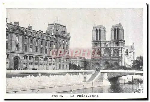 Cartes postales Paris Le Prefecture Notre Dame