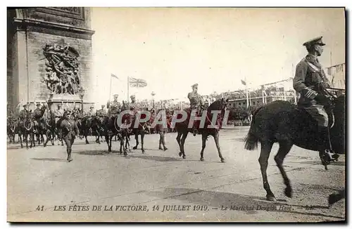 Ansichtskarte AK Les Fetes De La Victoire 14 Juillet 1919 Le Marechal Douglas Haig Militaria