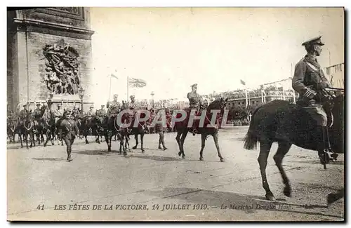 Ansichtskarte AK Les Fetes De La Victoire 14 Juillet 1919 Le Marechal Douglas Militaria