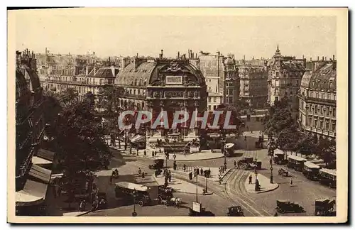 Cartes postales Paris La Place Saint Michel