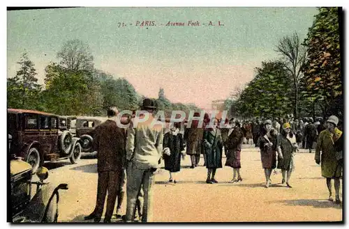 Cartes postales Paris Avenue Foch