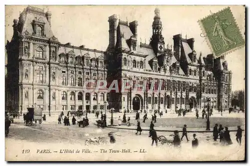 Cartes postales Paris L&#39Hotel De Ville