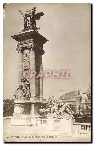 Ansichtskarte AK Paris Pylone Du Pont Alexandre III