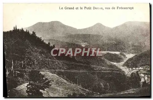 Cartes postales Le Grand Et Le Petit Donon Vus De Freconrupt