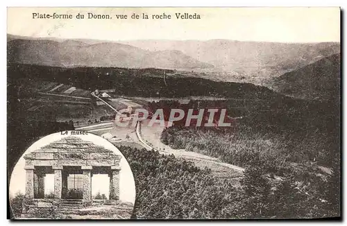 Cartes postales Plate Forme Du Donon Vue De La Roche Velleda Le musee