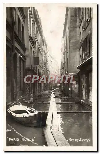 Cartes postales Paris Inonde Rue De Bievre