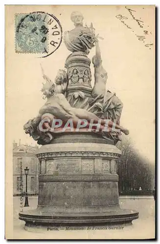 Cartes postales Paris Monument De Francis Garnier