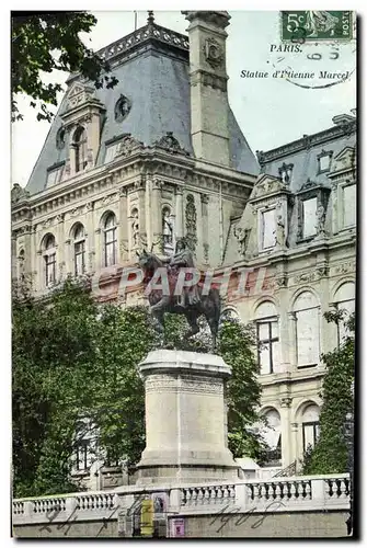 Ansichtskarte AK Paris Statue D&#39Etienne Marcel