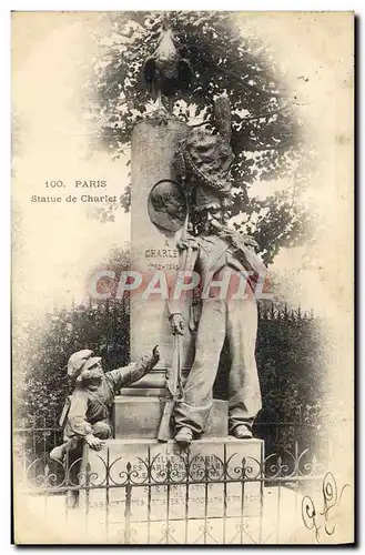 Ansichtskarte AK Paris Statue De Charlet Coq Militaria