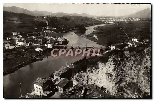 Cartes postales moderne Behobie La Bidassoa Le Pont International I&#39Ile Des Faisans Et Irun