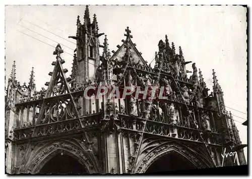 Moderne Karte Alencon Details Des Sculptures Du Porche De l&#39Eglise Notre Dame