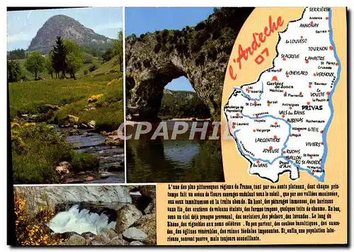 Cartes postales moderne Departement De L&#39Ardeche