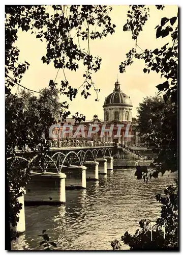 Moderne Karte Paris En Flanant L&#39Institut Et Le Pont Des Arts