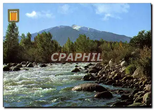 Cartes postales moderne Lumiere Et Couleurs Du Conflent La Tet Et Le Canigou