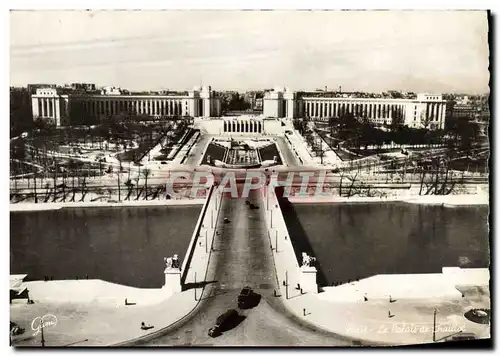 Moderne Karte Paris The Palais De Chaillot