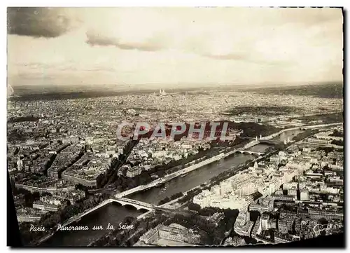 Cartes postales moderne Paris Panorama sur la Seine