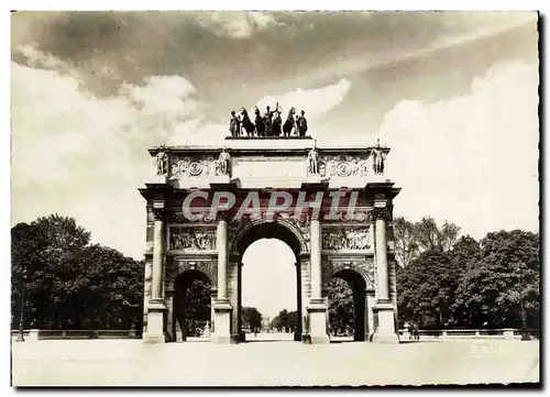 Moderne Karte Paris L&#39Arc De Triomphe Du Carrousel