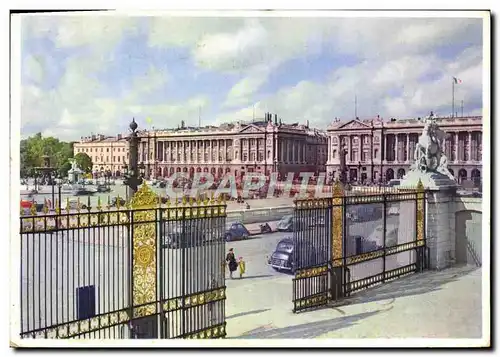 Cartes postales moderne Paris La Place de la Concorde