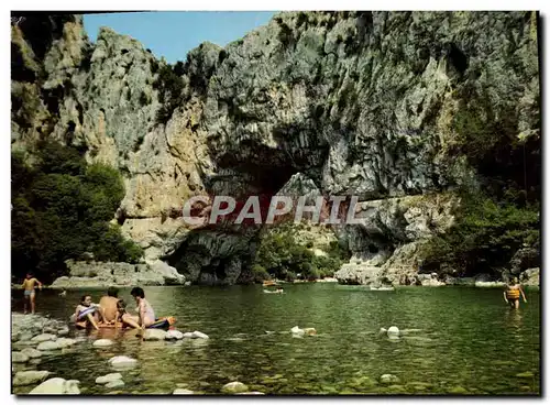 Cartes postales moderne Les Belles Images de l&#39Ardeche Pont d&#39Arc et l&#39Ardeche